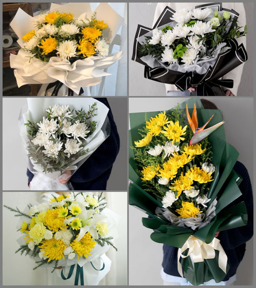 湖北黄冈市黄梅县停前镇童寨村白事花束代送